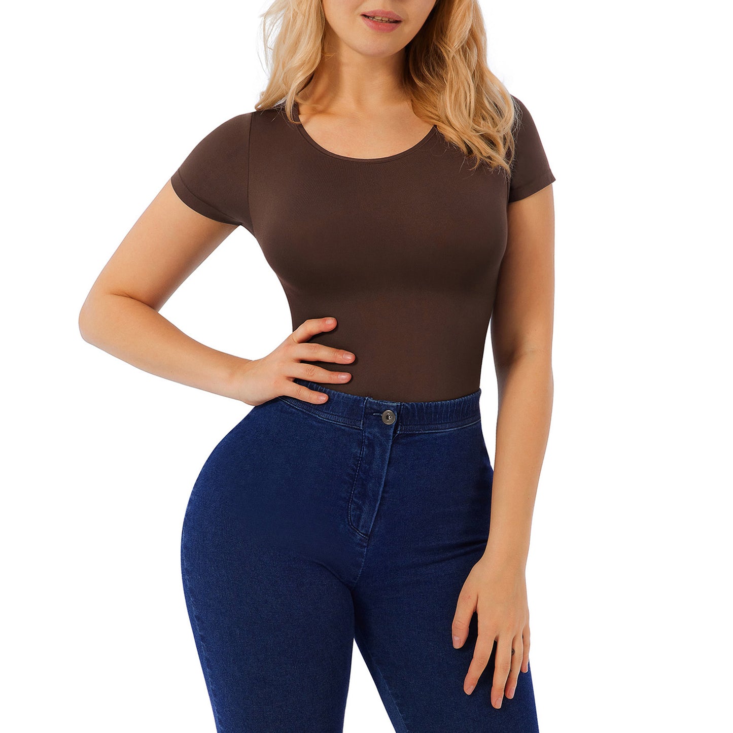 Clarissa Round Neck Bodysuit