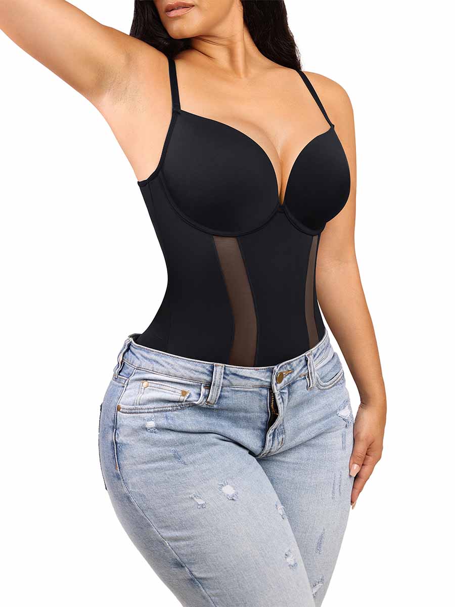 Gaze  V-Shaped Bodysuit