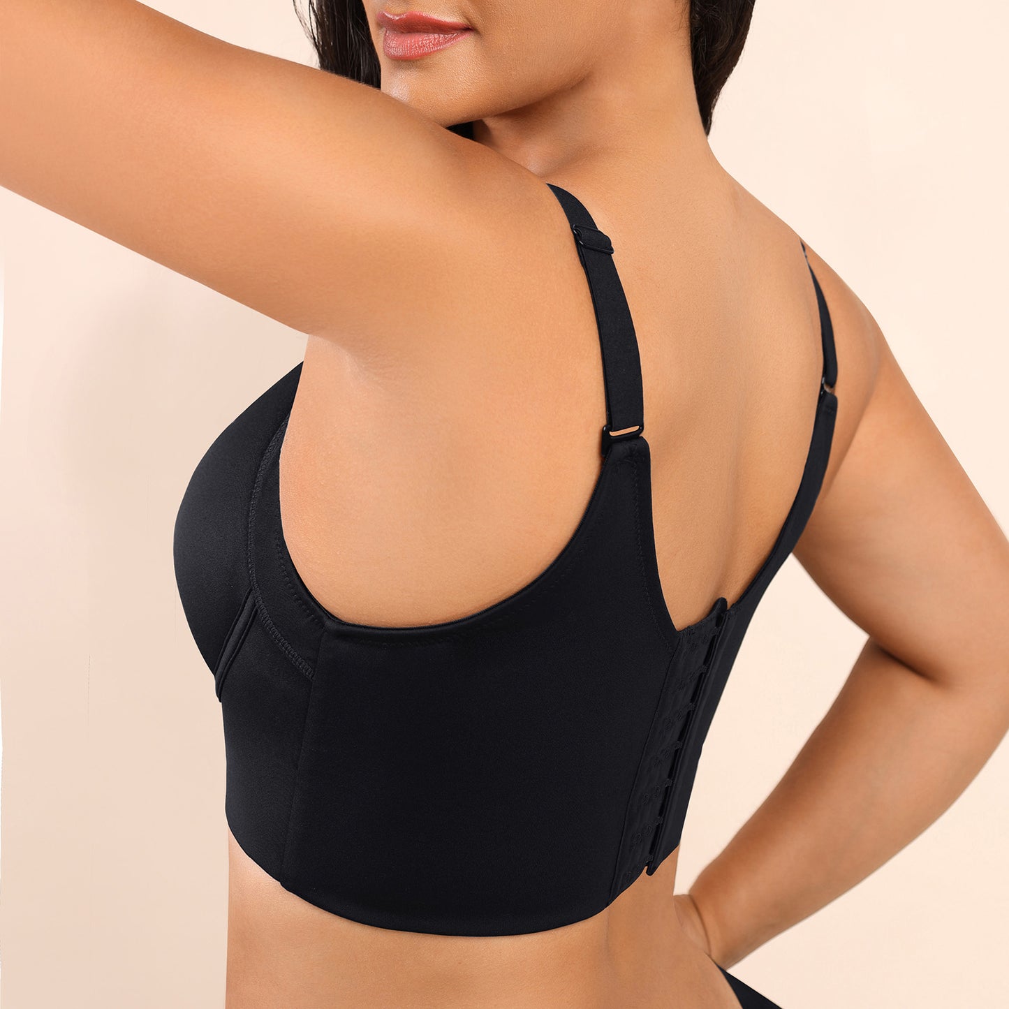 Under Arm Compression Push Up Bra