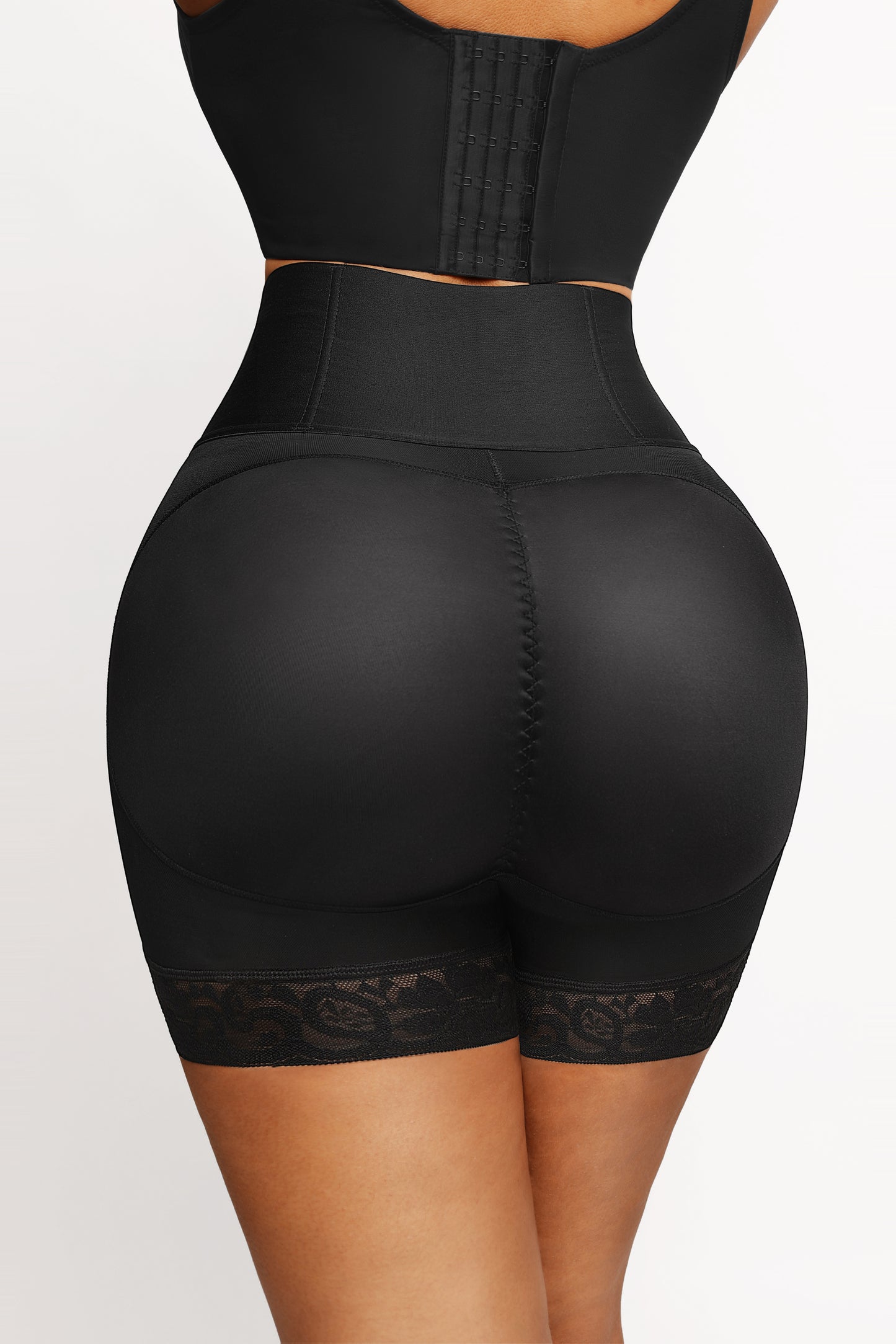 Mid Waist Compression Butt Lift Shaper Shorts