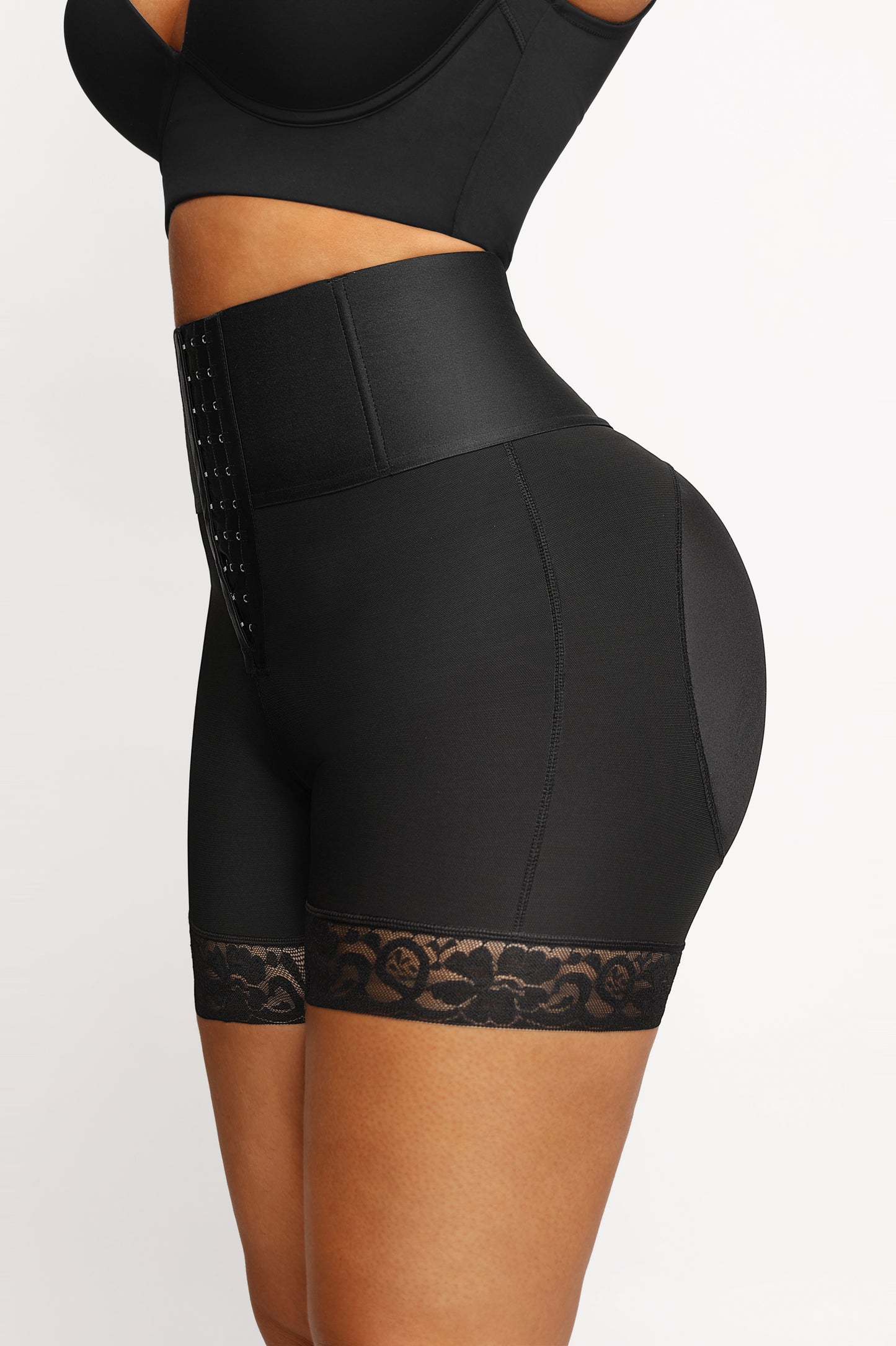 Mid Waist Compression Butt Lift Shaper Shorts