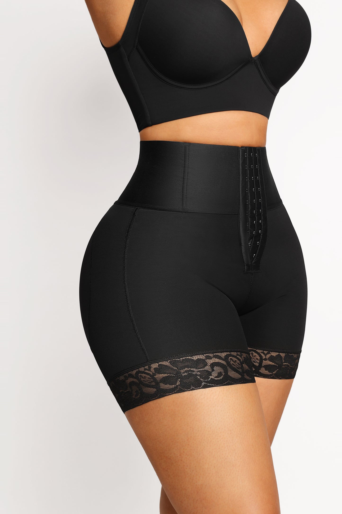 Mid Waist Compression Butt Lift Shaper Shorts