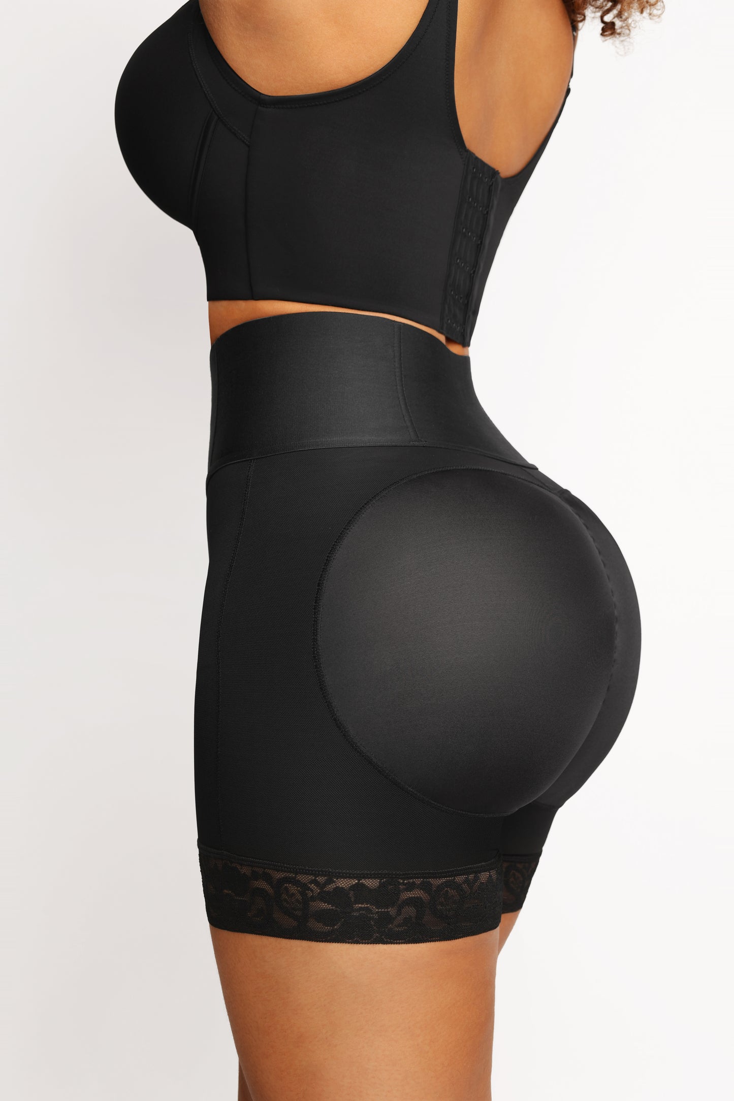 Mid Waist Compression Butt Lift Shaper Shorts